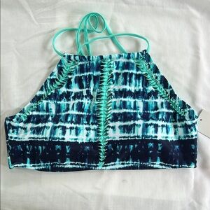 Kohl’s SO High Neck Tie Dye Bikini Top NWT XL (15-17)